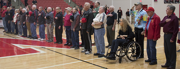 About 50 veterans were honored by the Northview High Student Council (photo courtesy of Julie Haveman)