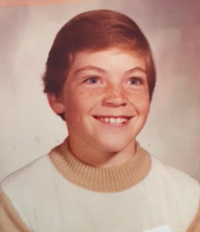 Heitzman as a fourth-grader at Holy Spirit School