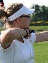  Katarina Scrivenger has competed in national archery competitions since she was in middle school