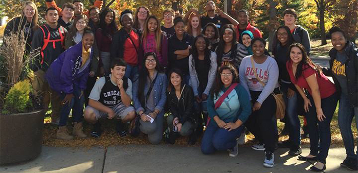 Students took a campus trip to Western Michigan University