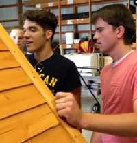 Things take shape for the novice house builders