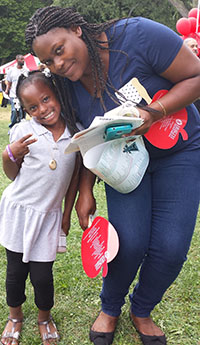 Alicia Allen hopes daughter Laticia improves her English and Spanish reading skills this year 