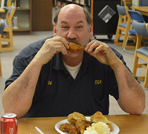 Eddie Michalec “Fast Eddie” is known as a fast worker, but he said his nickname is also from his reputation for hurrying to the front of the buffet line