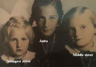 Anita was the oldest of three sisters