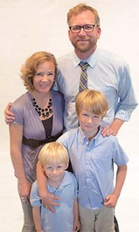 Steve and Nora Faber with their two boys