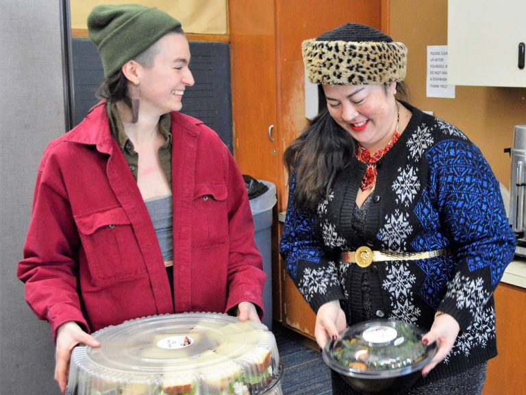 She supports school with business partners, great food