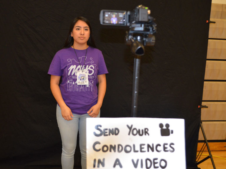 Teens gather messages for Parkland peers, say they must speak up