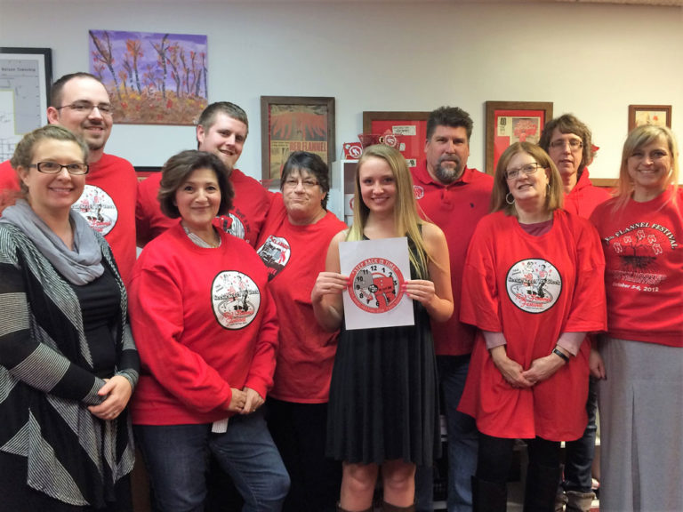 Student art piece chosen to be next Red Flannel Festival logo