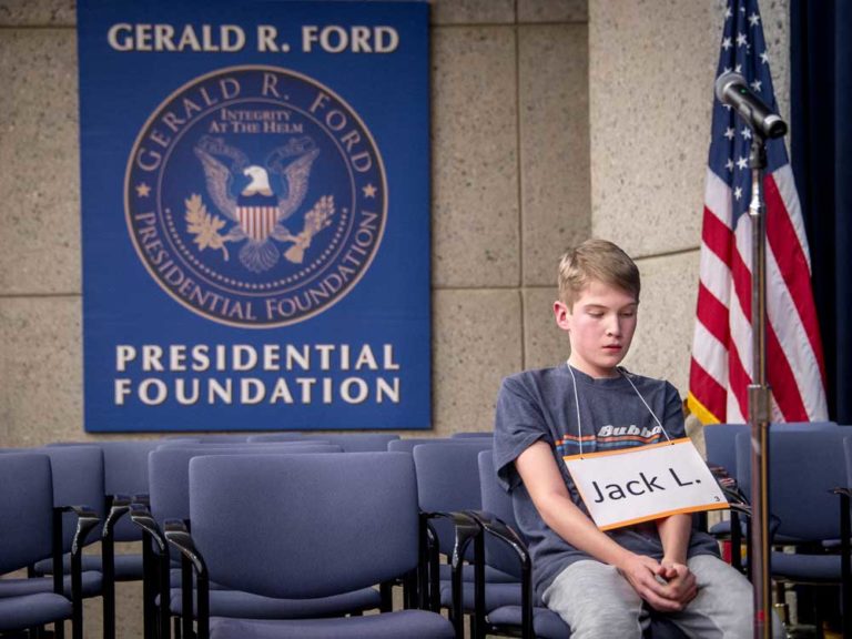 East GR’s Jack Lado takes the title at Spelling Bee with “bollo”