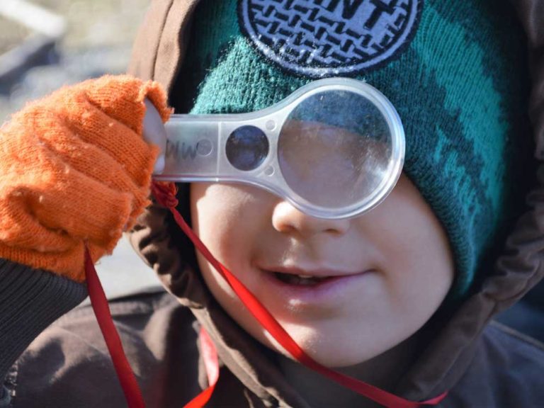 Kindergartners immerse in nature, for a whole week