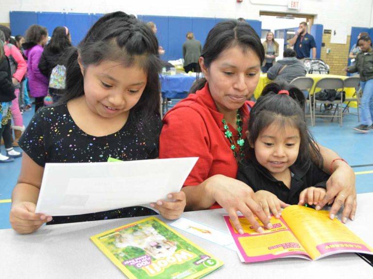 Literary lunch gets books in families’ hands