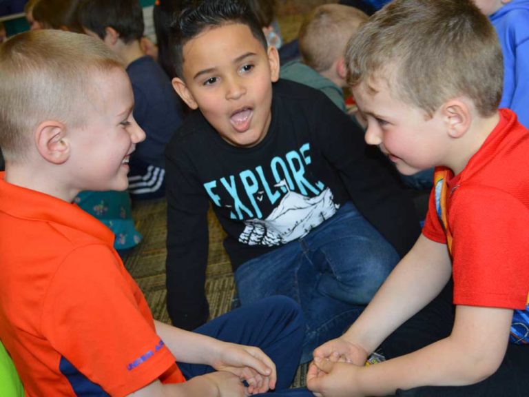 Teachers learn alongside students in ‘read-aloud’ classroom tour