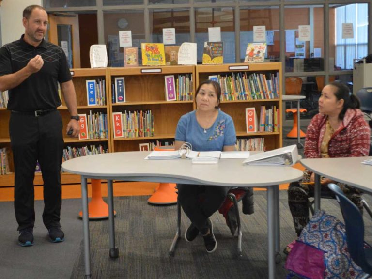 Learning the language to help their children learn in school