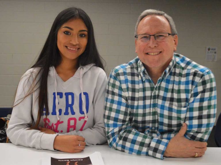 ‘He tells me to never give up’