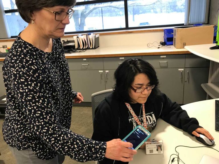 For future pros, an app to reward professional behavior