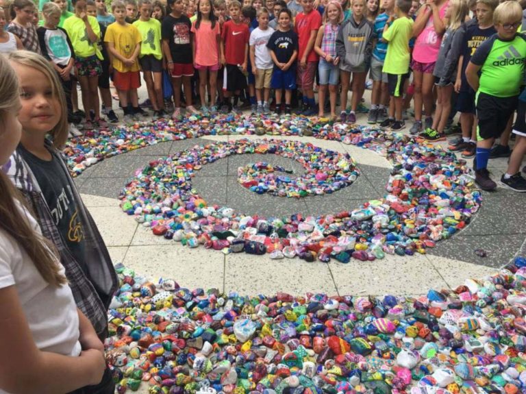 Students from Hudsonville Public Schools won the first Youth Collaboration Award in 2016 (photo courtesy of ArtPrize)