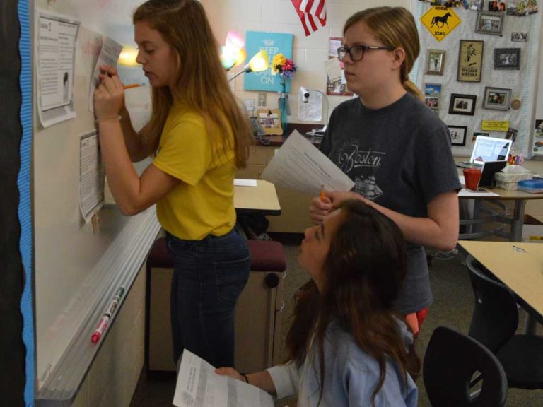 Her overarching goal: to teach that American ideals are worth striving for