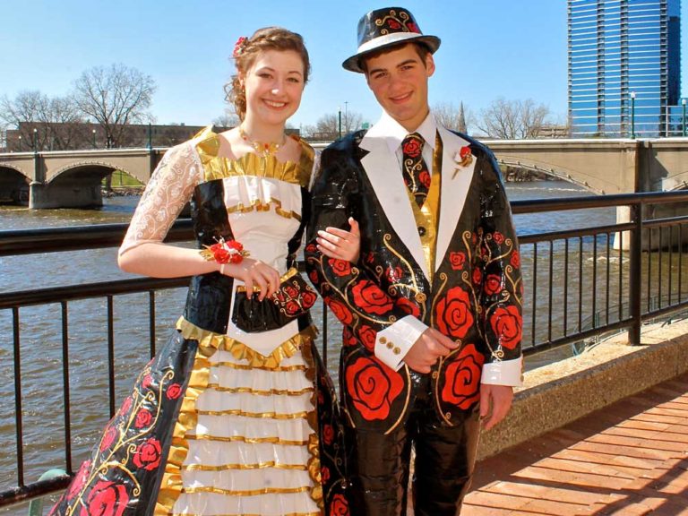 Vote here for your favorite Duck Tape prom outfit