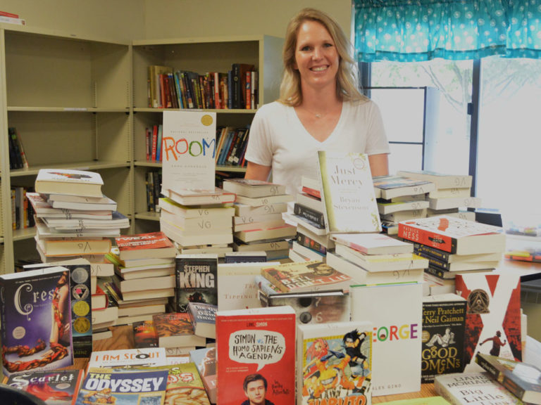 New books, more connections, teacher says