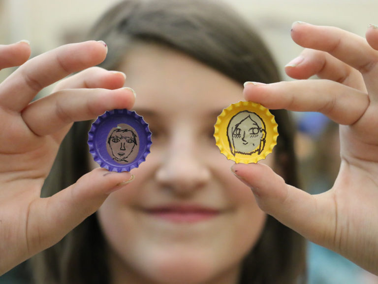 Students collaborate on eye-catching entries to ArtPrize competition