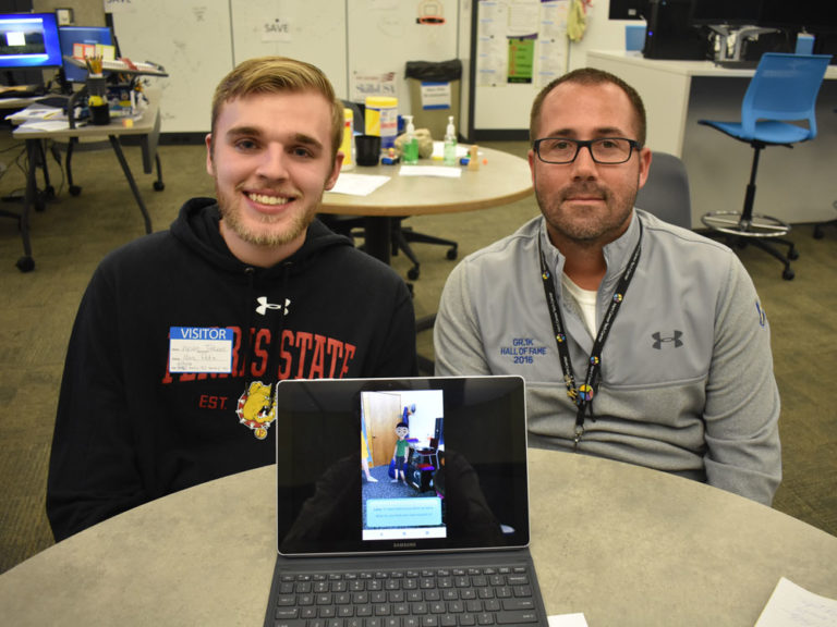 Students invited to demo their social skills app at Samsung conference