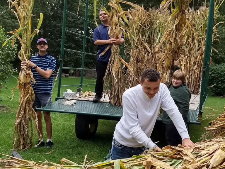 From making meals to selling Christmas cards, students learn job skills