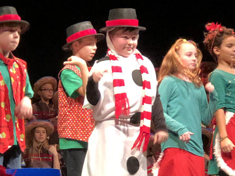 Creating their own Christmas story