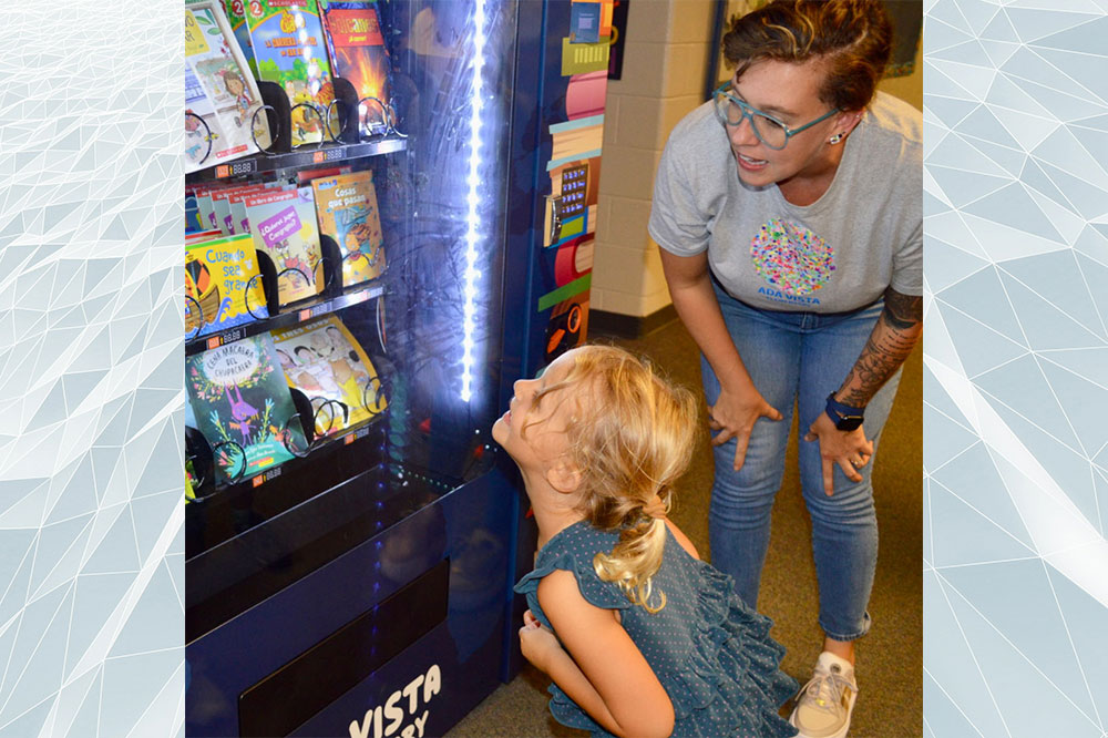 Helena elementary schools get sensory paths and book vending machines