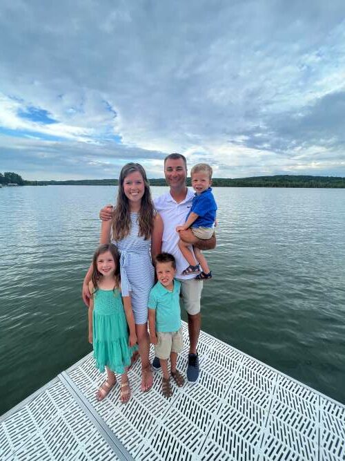 The Scotto family enjoys some time at Lake Leelanau (courtesy)
