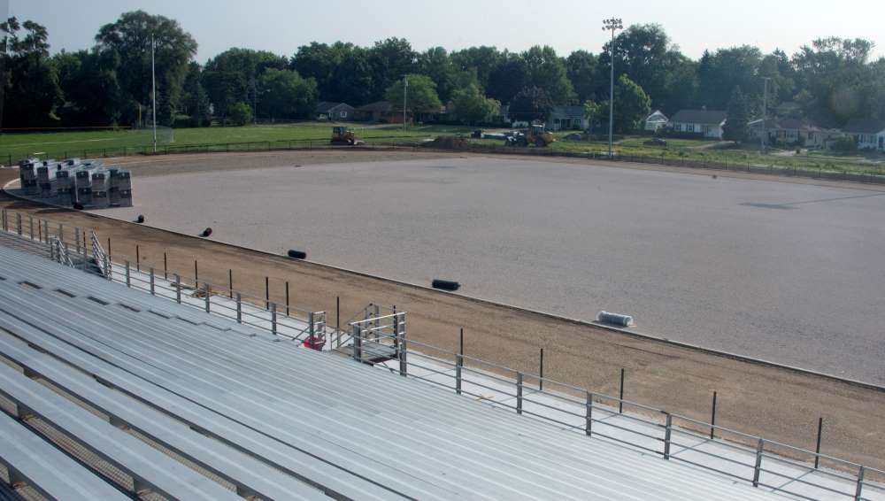  The new track is nearing completion