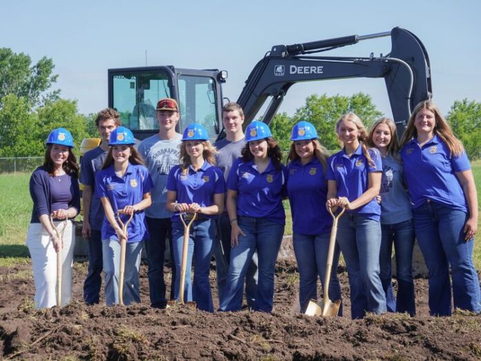 TK FFA barn groundbreaking 1