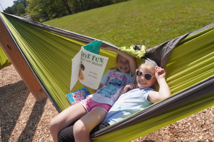 Just reading & hammocking