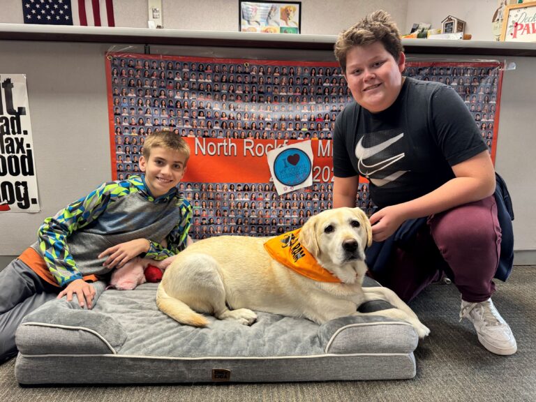 Trailblazing counseling dog, founding ‘Ram Pack’ member, retires