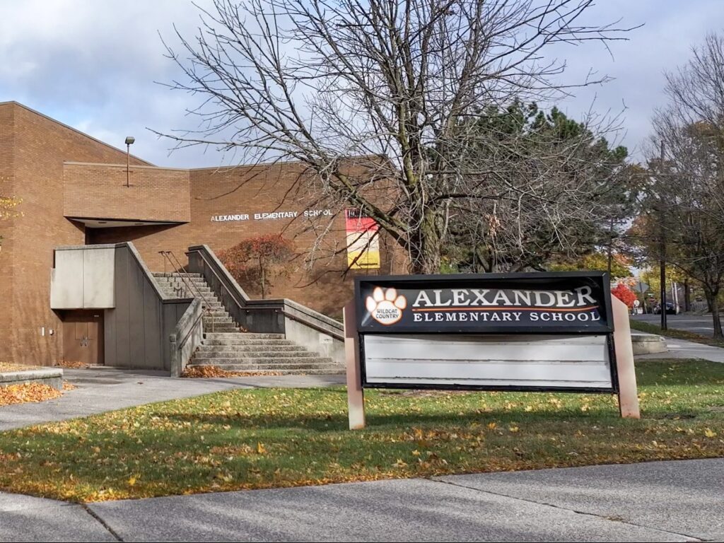 Alexander Elementary school in Grand Rapids, Michigan