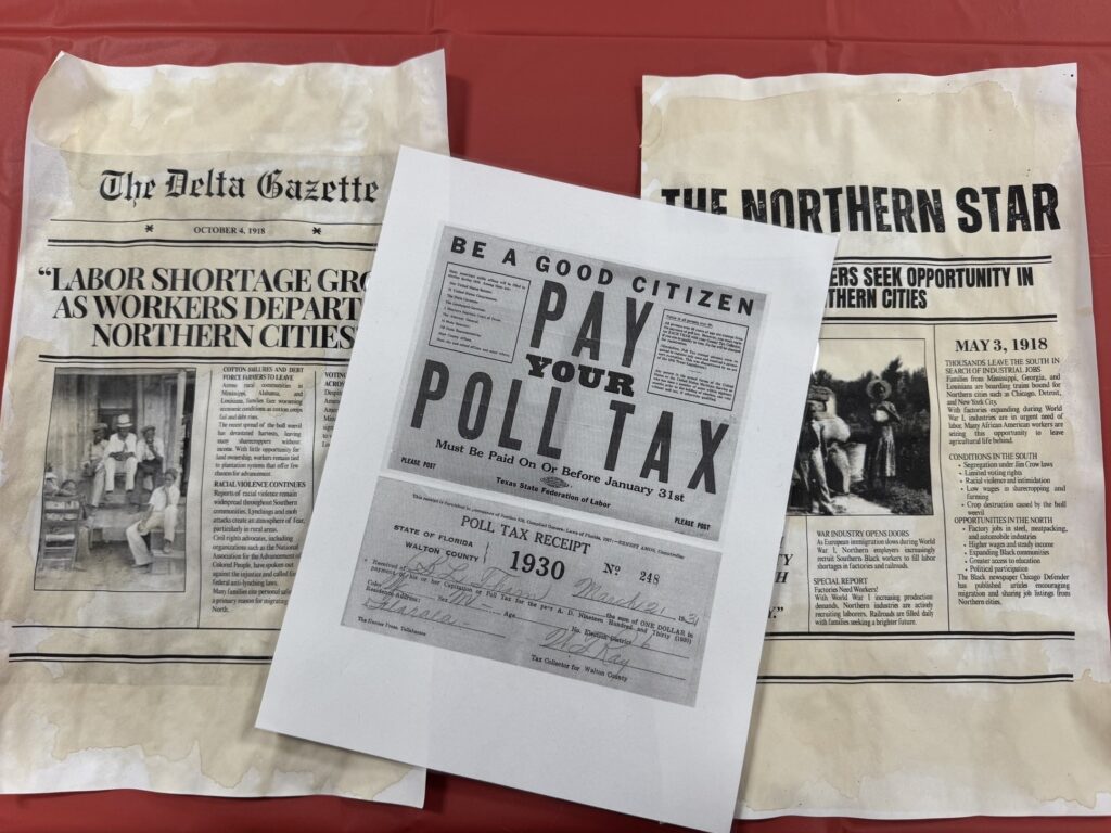 News clippings from the Great Migration