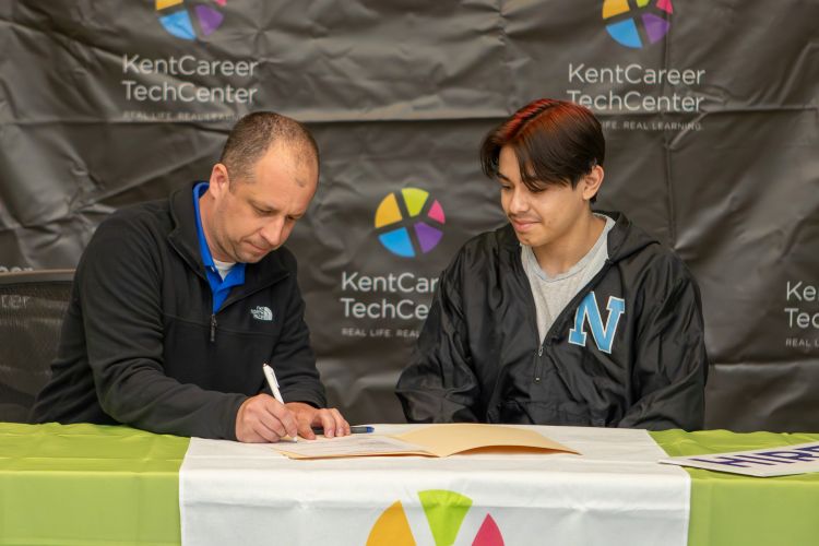 Signing day: Auto Tech students accept employment offers